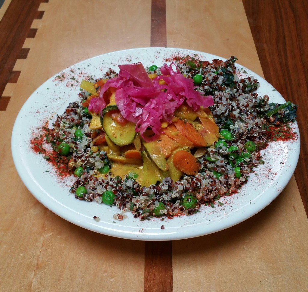 Quinoa Stir Fry Courtesy of High Noon Cafe