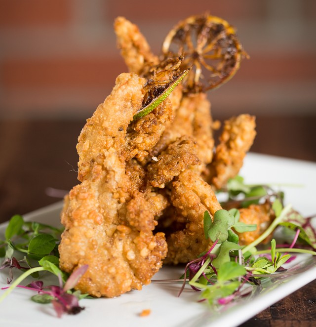 Oyster Mushroom Calamari Courtesy of Red Lentil