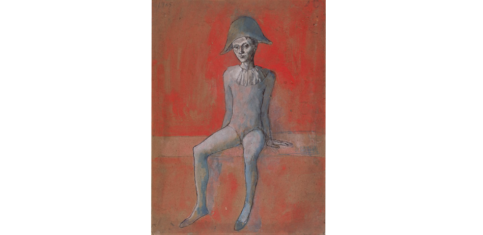 Pablo Picasso: Arlequin assis (Sitzender Harlekin), 1905 | © Succession Picasso / VG Bild-Kunst, Bonn 2015 / Staatliche Museen zu Berlin, Nationalgalerie / Jens Ziehe Pablo Picasso: Arlequin assis (Sitzender Harlekin), 1905 | © Succession Picasso / VG Bild-Kunst, Bonn 2015 / Staatliche Museen zu Berlin, Nationalgalerie / Jens Ziehe