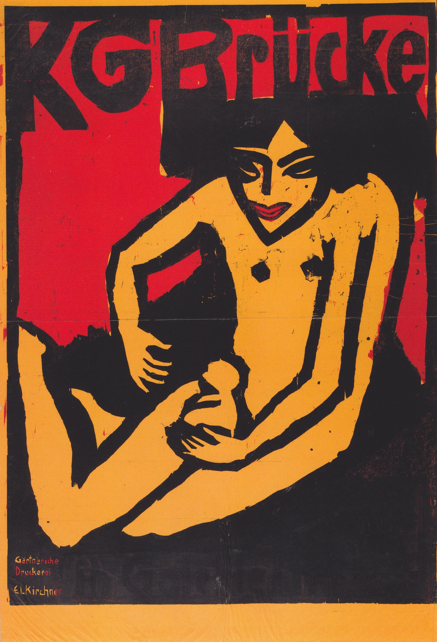 Ernst Ludwig Kirchner, member of Die Brücke art group,
