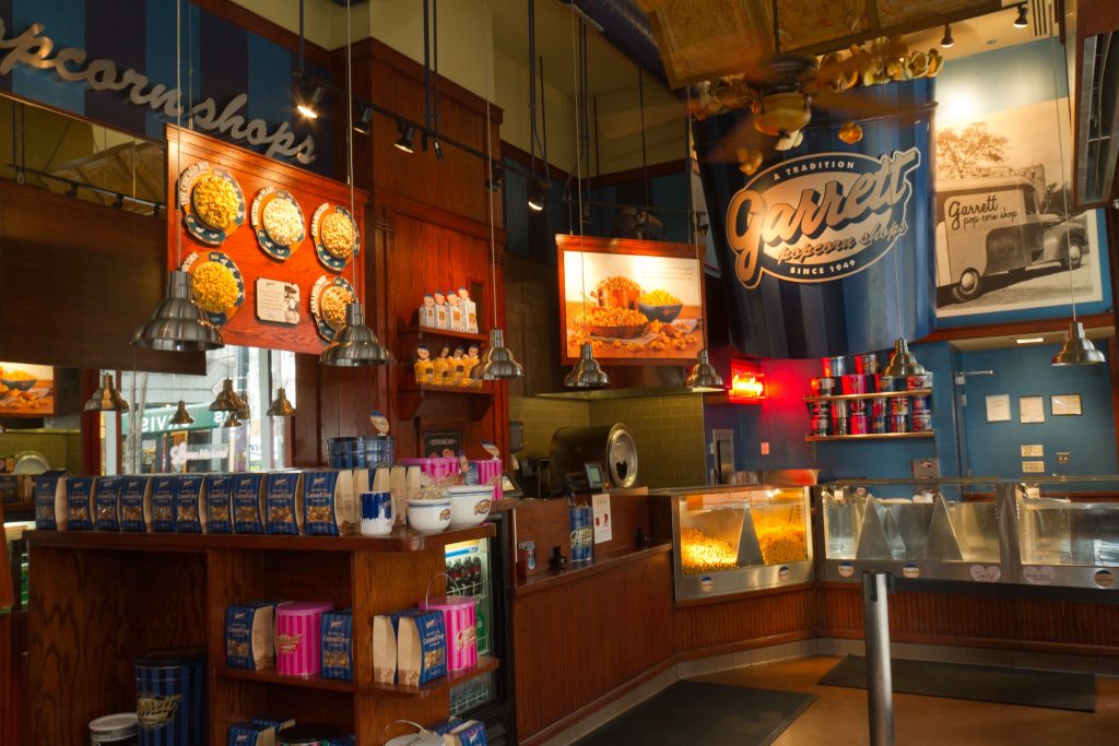 N Michigan Ave flagship store interior | Courtesy of Garrett Popcorn Shops