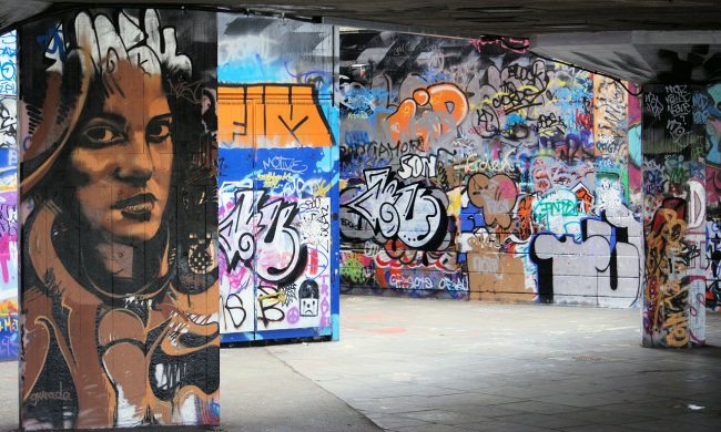 South Bank grafitti
