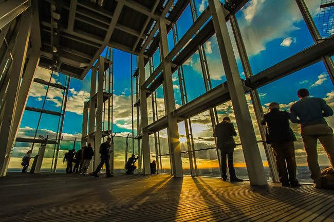 The view from the Shard