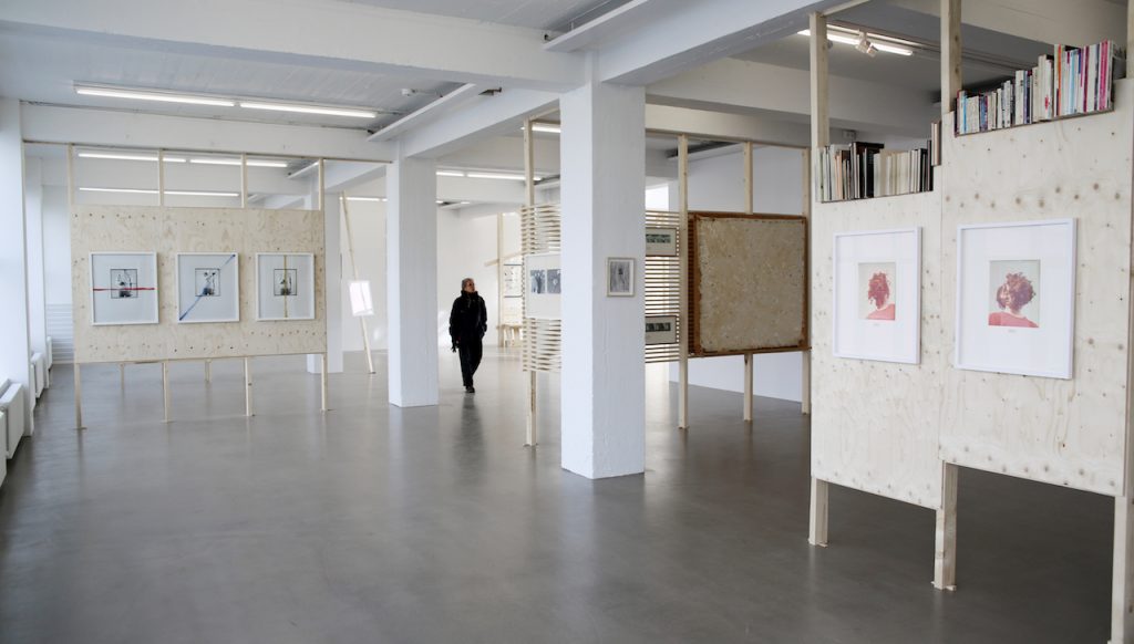 Nylistasafnið. "From the exhibition Rolling Line - Ólafur Lárusson" | Courtesy of The Living Art Museum. Photo by Lilja Birgisdóttir