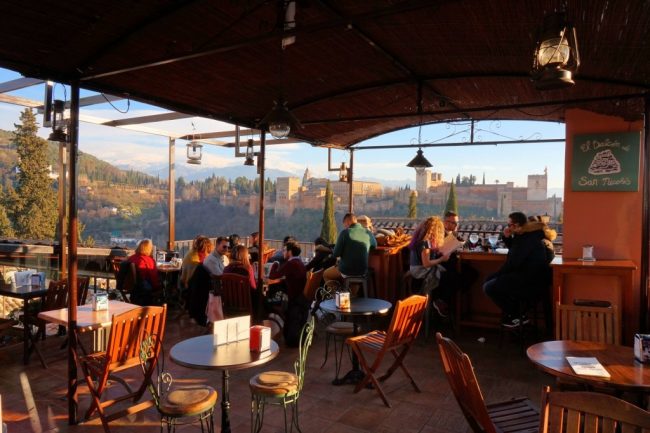 The terrace of El Balcon de San Nicolas | © Encarni Novillo