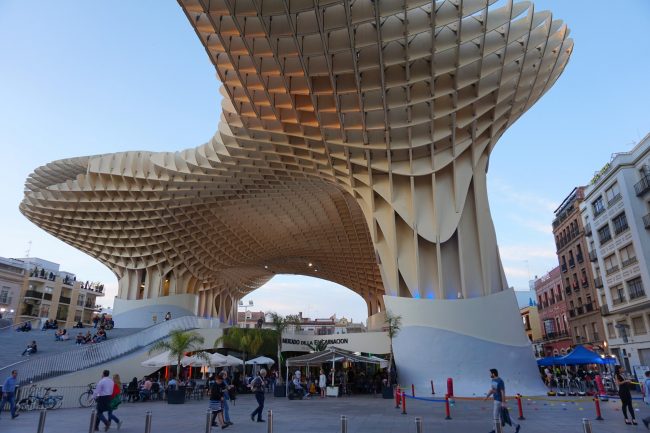 Seville's giant wooden mushrooms | © Encarni Novillo