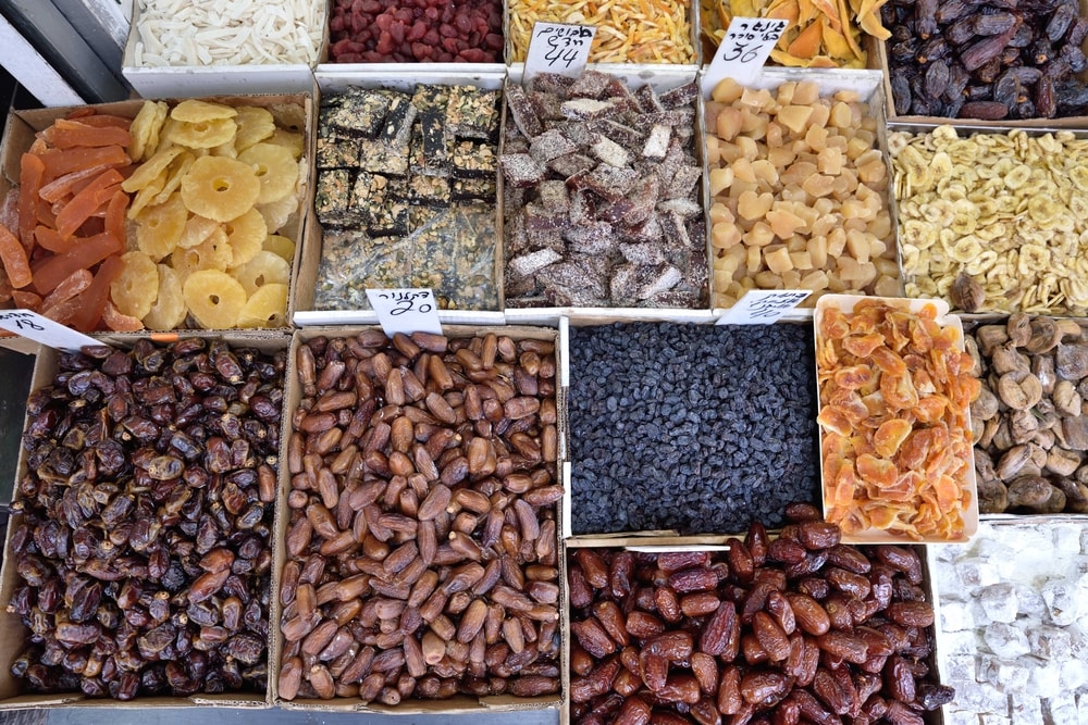 Dry fruits in Levinsky market in Tel Aviv Israel | © Mario Troiani/Shutterstock