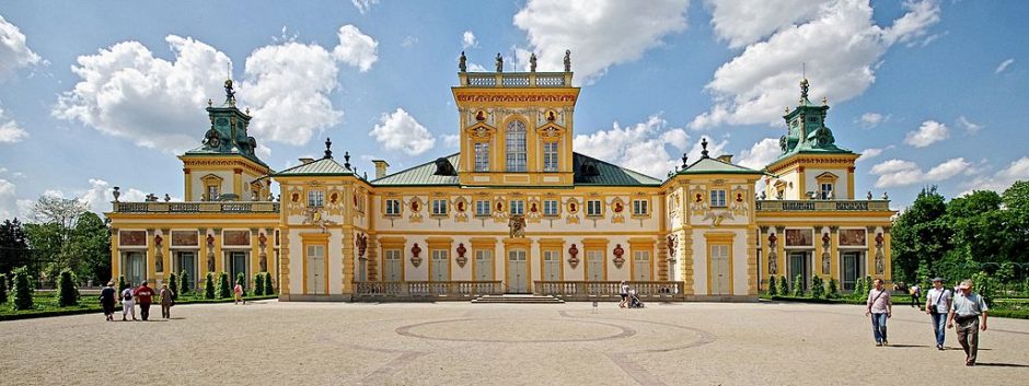 Exterior of the Wilanów Palace