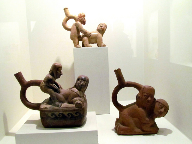 Erotic pottery at Museo Larco