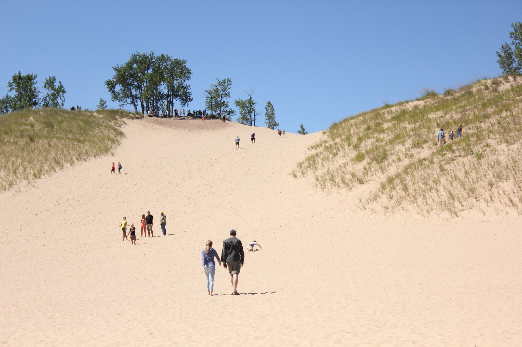 The "Dune climb" at Sleeping Bear Dunes National Lakeshore | © Paul Wilkinson/Flickr