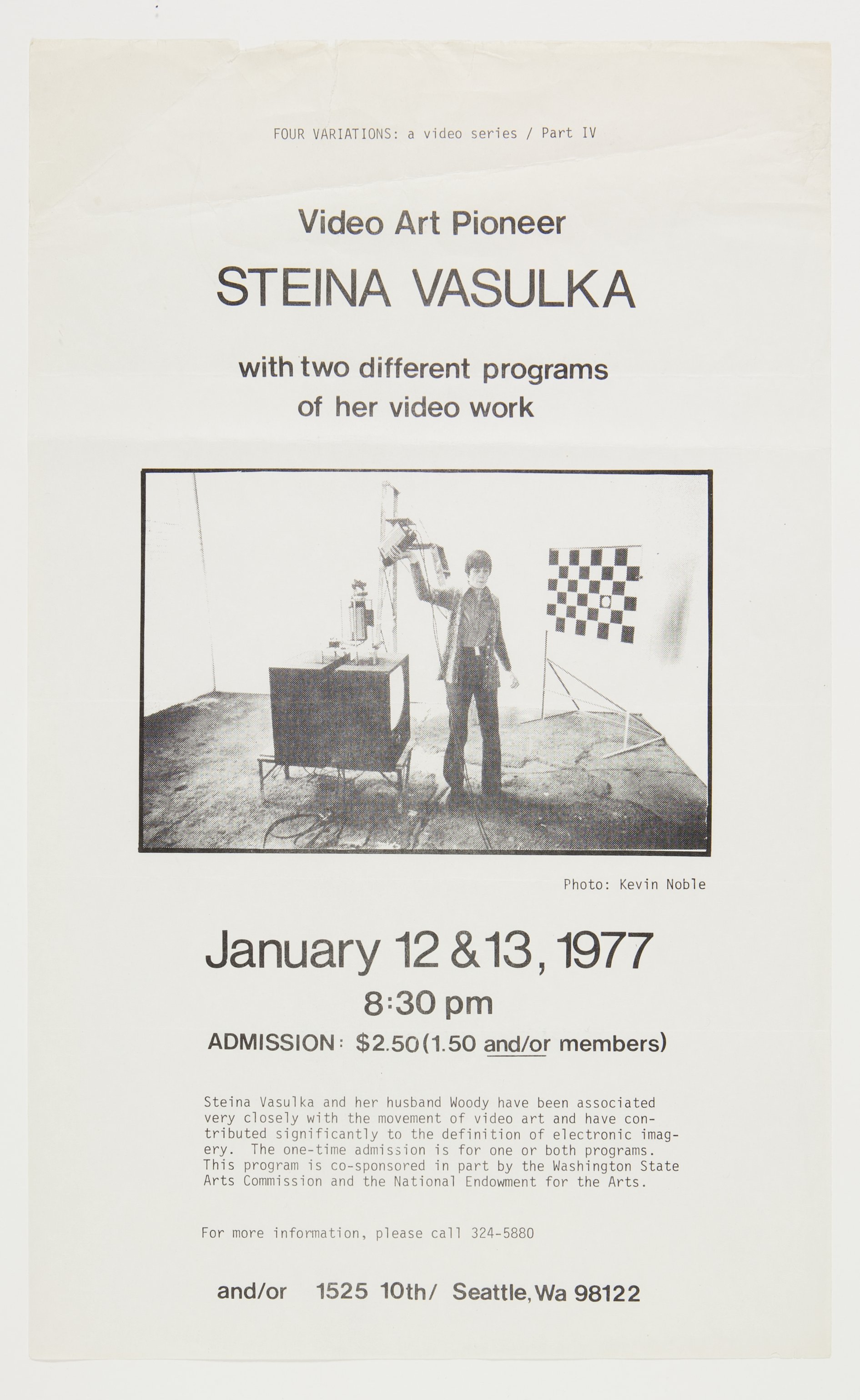 1977 Exhibition Catalogue | Courtesy of The Vasulka Chamber