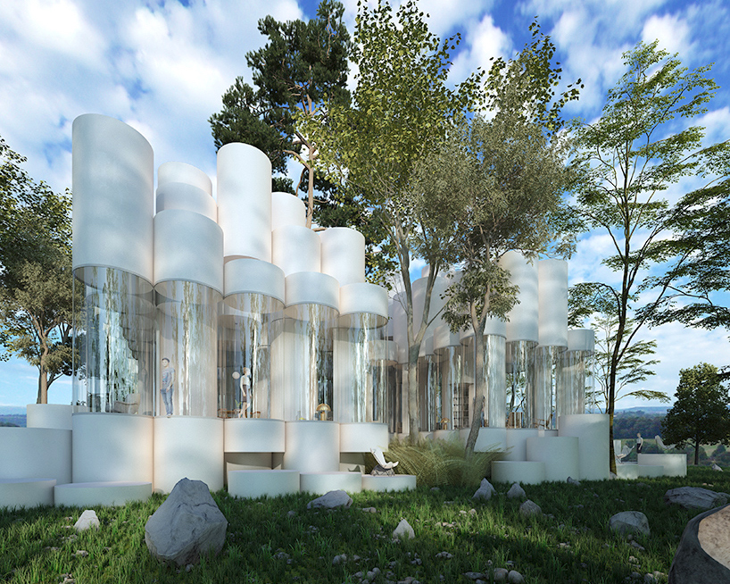 See Inside This Unbelievable Forest House Made Of Cylinders