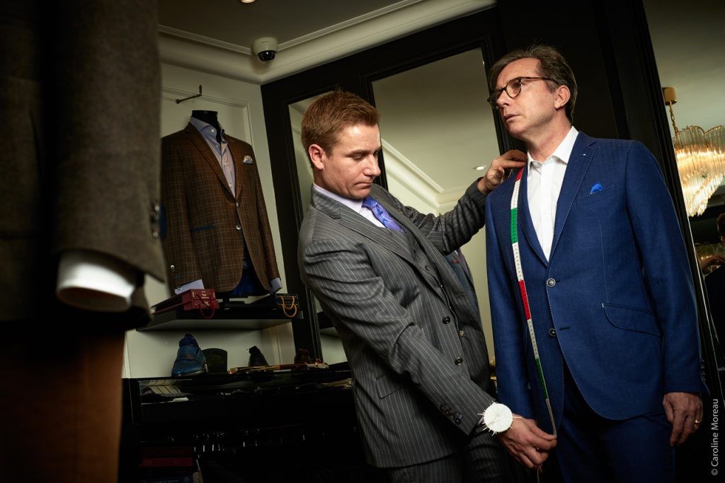Fitting at L'Atelier Hoche │ Courtesy of L'Atelier Hoche