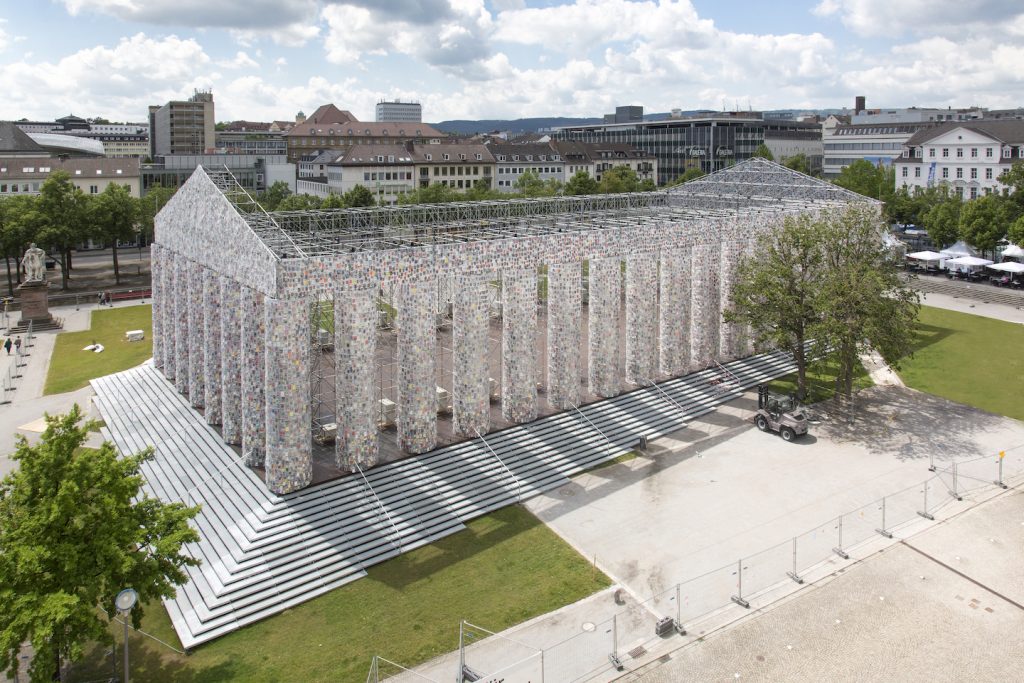Martha Minujín, 'The Parthenon of Books', 2017 | Photo: Roman Maerz