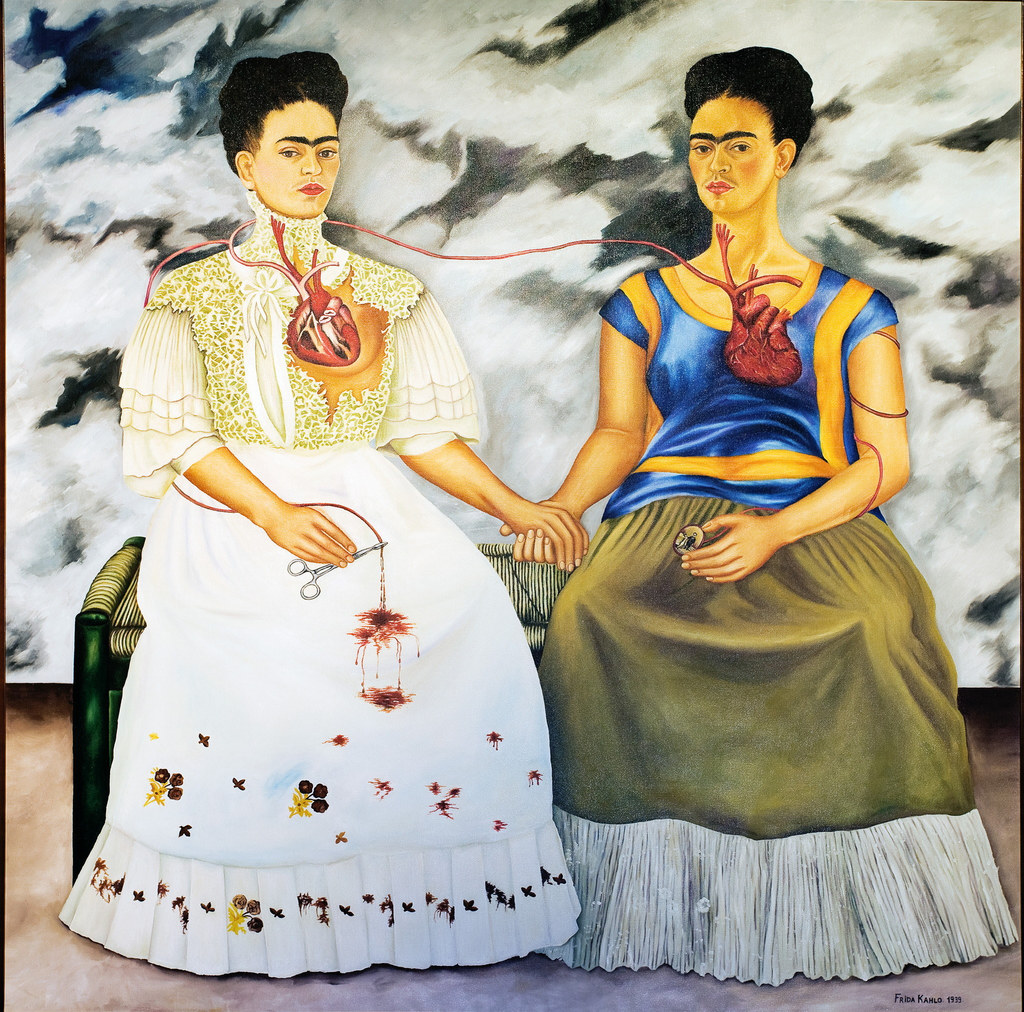 Frida Kahlo, The Two Fridas | Photo by Peter K. Levy/Flickr