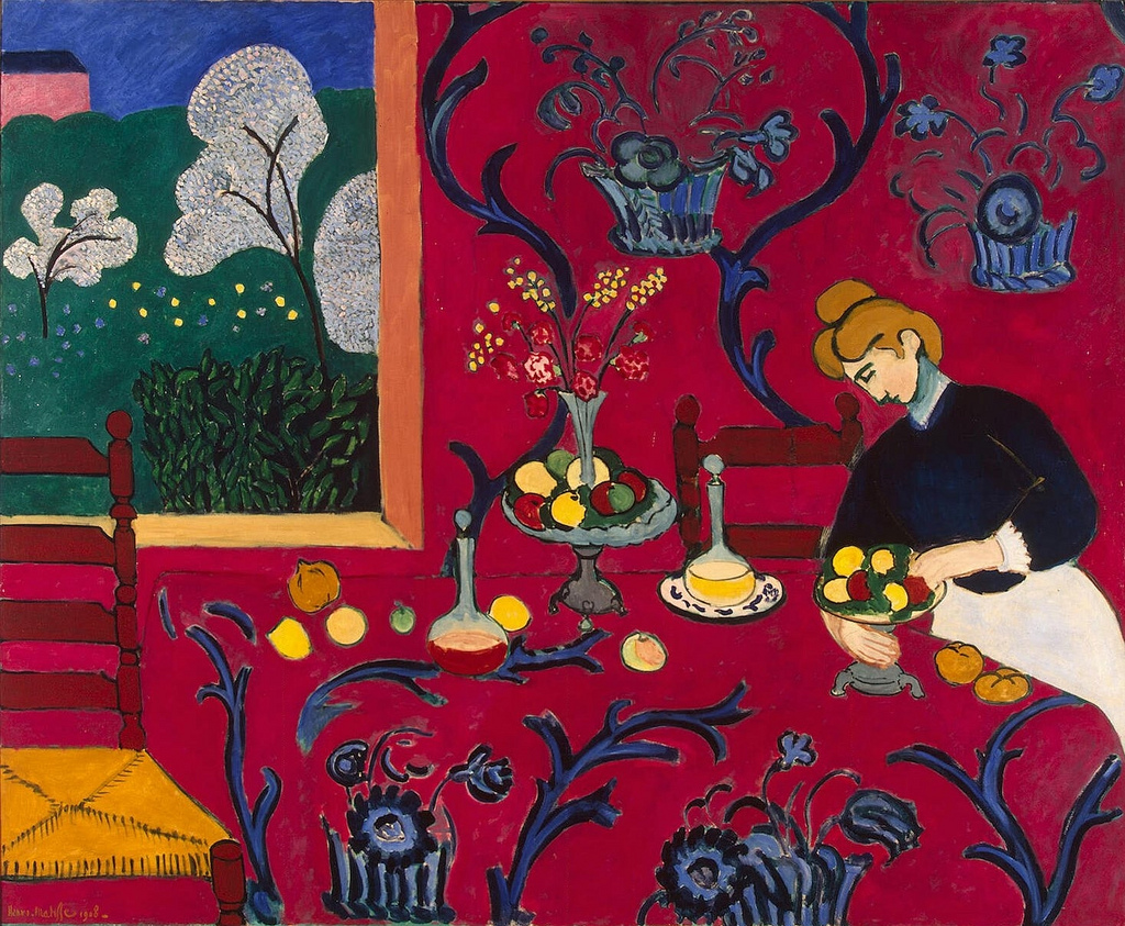 Henri Matisse, The Red Room (1908) | Photo by Gandalf's Gallery/Flickr