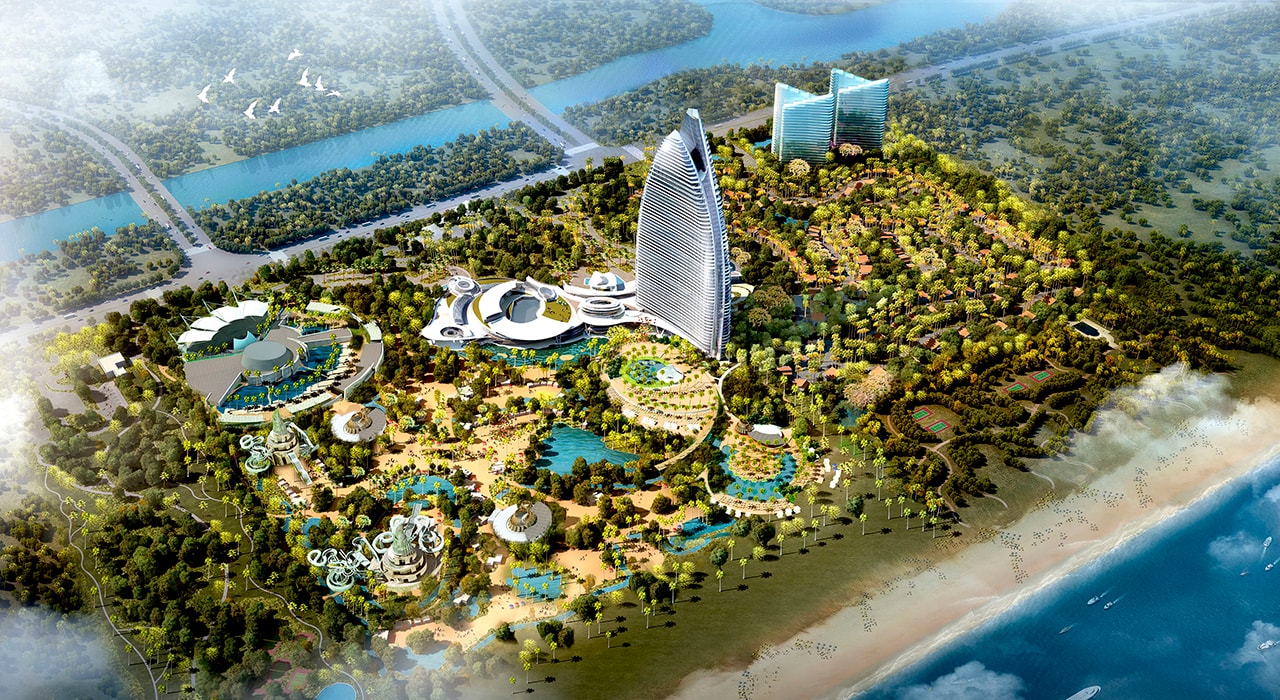 China Hainan Island Sanya Sheraton Sanya Resort China Hainan Island Sanya Sheraton Sanya Resort