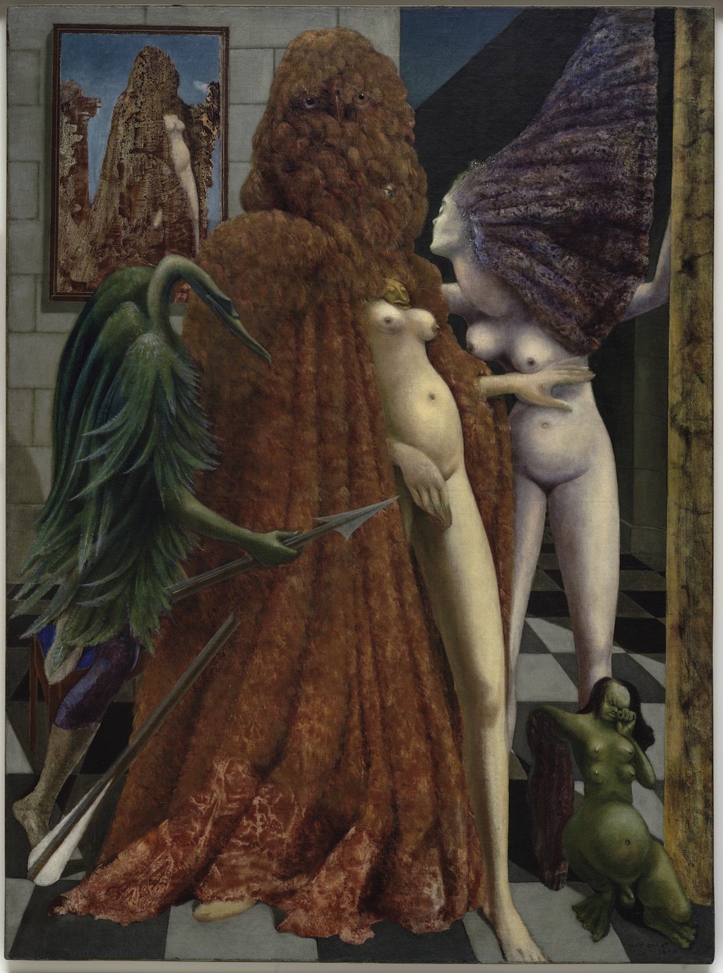 Max Ernst, Attirement of the Bride (La Toilette de la mariée), 1940. Peggy Guggenheim Collection, Venice | © Max Ernst, by SIAE 2017