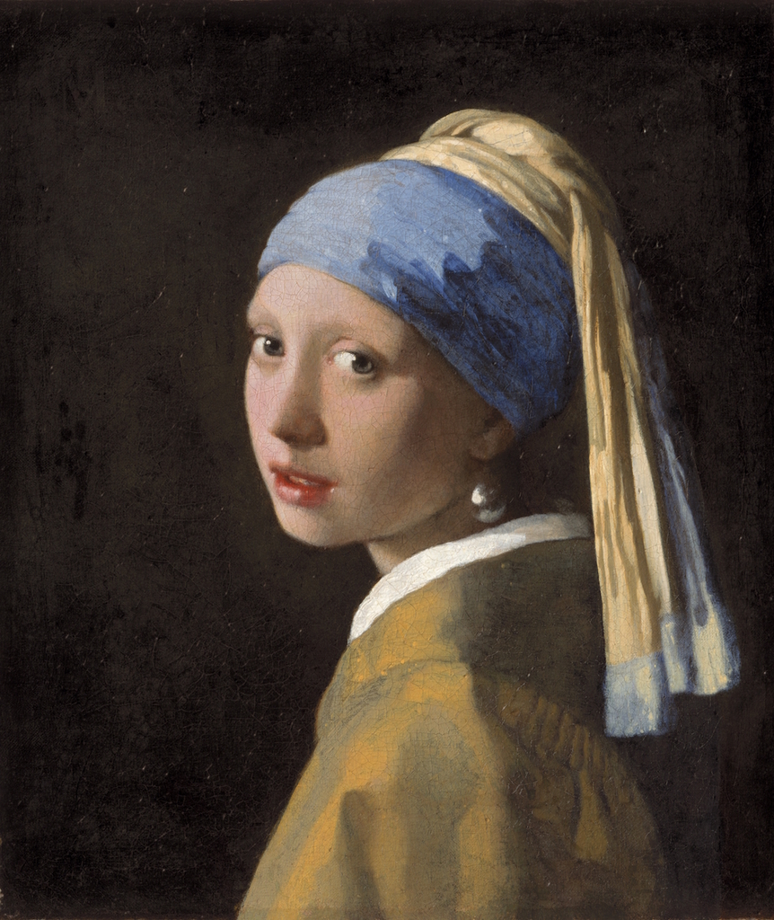 Johannes Vermeer
, Girl with a Pearl Earring, c. 1665 |
Mauritshuis, The Hague