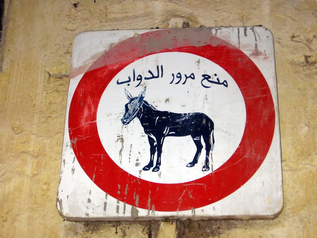Donkey sign