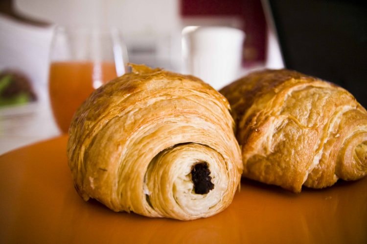 Chocolate croissants