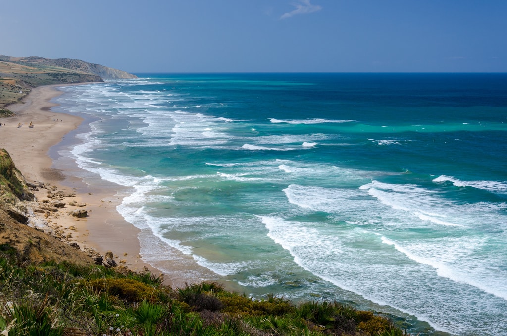 Beach in Asilah, Morocco