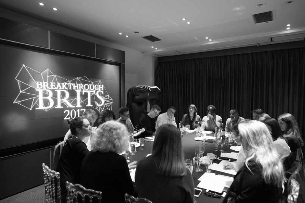 The 2017 Breakthrough Brits Jury at their first meeting | © Bafta