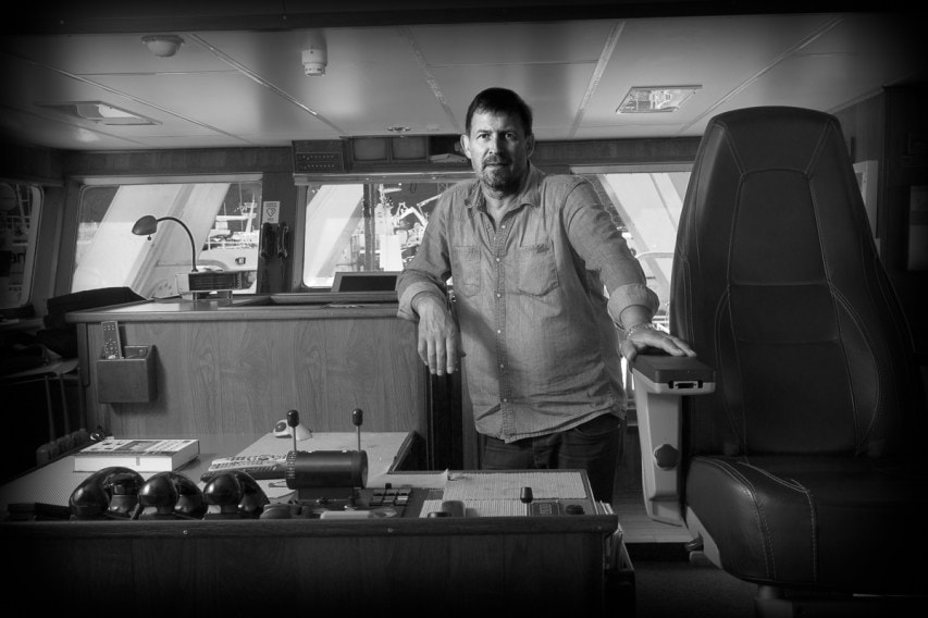 Sigurgeir, captain on the fishing vessel, Bergur ve, from Vestmannaeyjar | Courtesy of Rúnar Þórarinsson