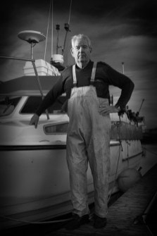Steingrímur, a former captain of the fishing trawler, Vigri re, from Reykjavik who bought this small fishing boat after retiring | Courtesy of Rúnar Þórarinsson