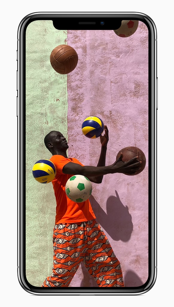 A photo from the iPhone X front camera | Courtesy Apple