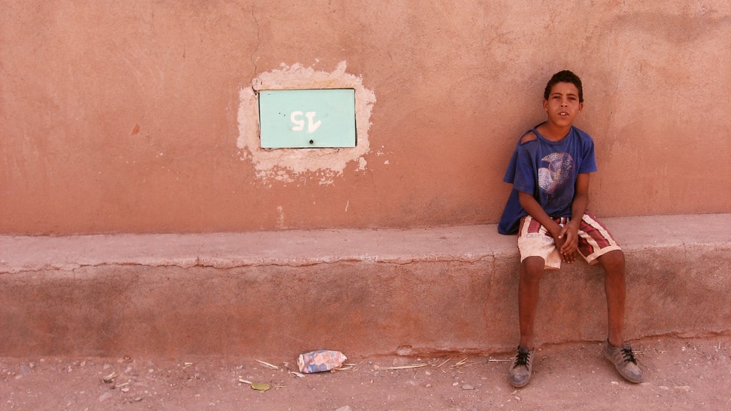 Young Moroccan boy
