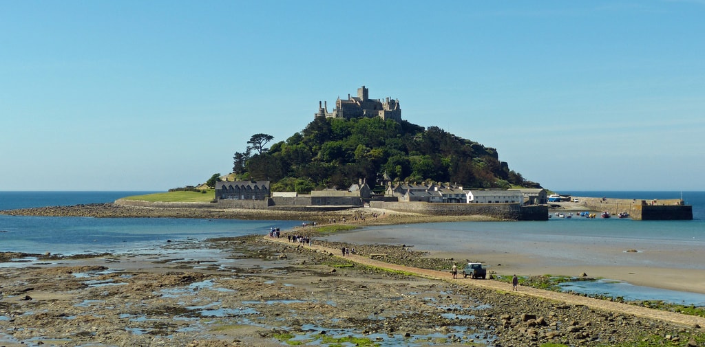 The causeway to St. Michael's Mount