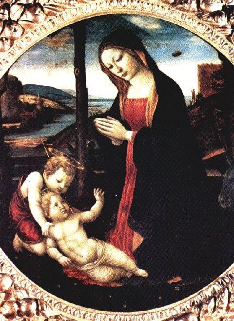 Domenico Ghirlandaio, The Madonna with Saint Giovannino (15th century) | Source: WikiCommons