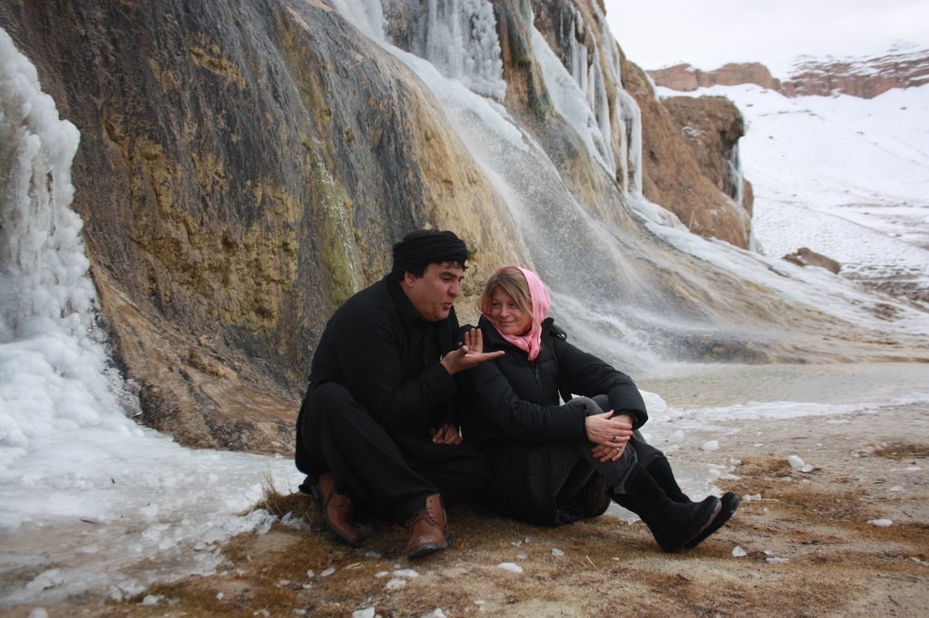 Salim Shaheen and Sonia Kronlund on location in Afghanistan | © Vertigo Films