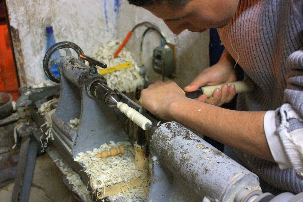 Woodwork in Morocco