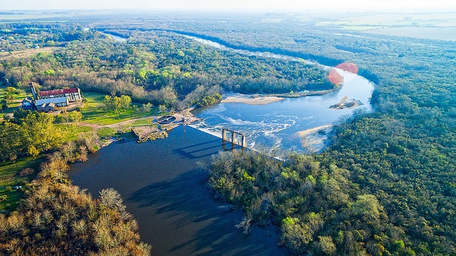 River at Canelones, Uruguay