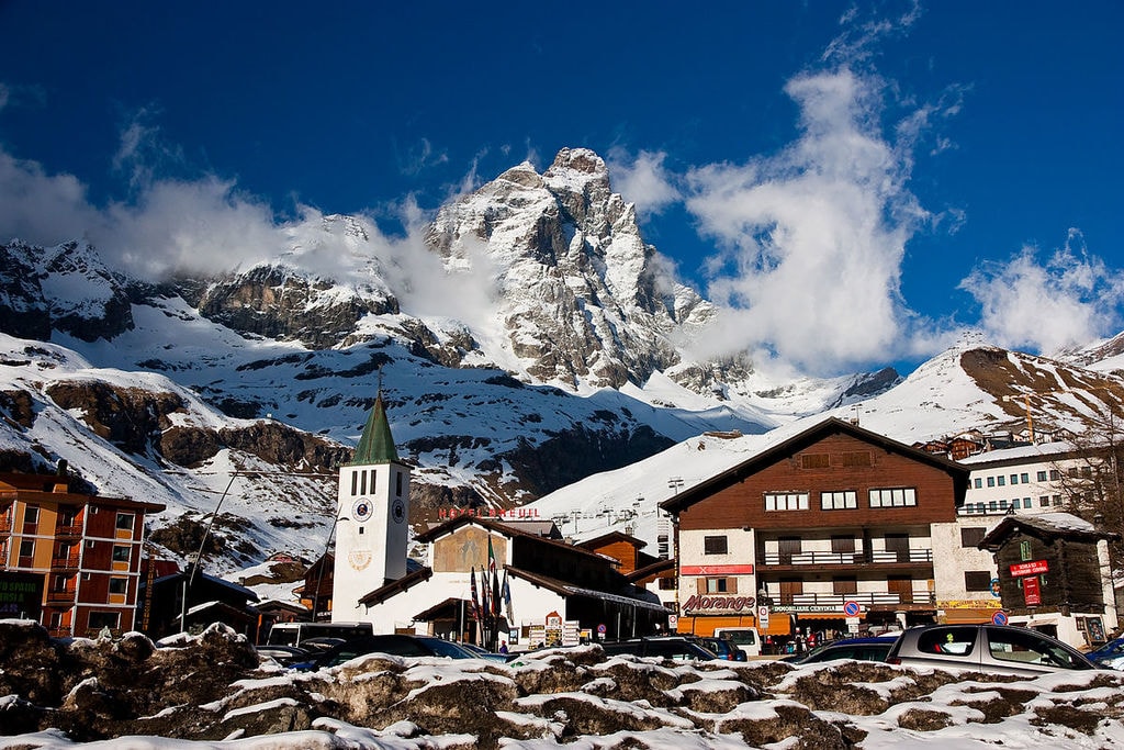 Cervinia ski resort, Italy | ©Дмитрий Ретунских / Wikimedia Commons