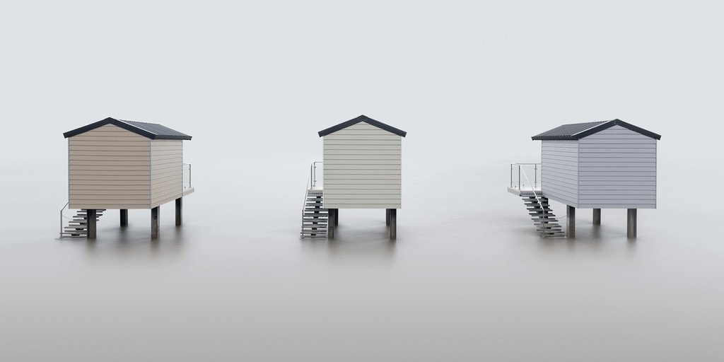 Neil Burnell, Stilts, Osea Leisure Park, Blackwater, Essex, 2017 | Courtesy of Landscape Photographer of the Year 2017