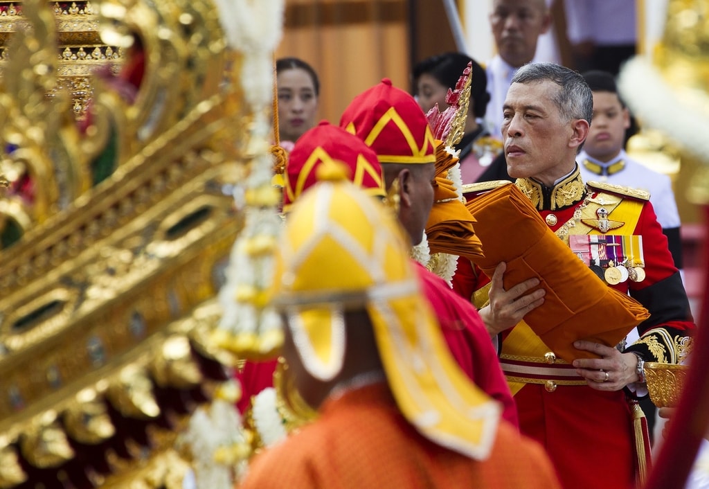 Thai King Maha Vajiralongkorn Bodindradebayavarangkun takes part in the ceremony | © Pongmanat Tasiri/EPA-EFE/REX/Shutterstock