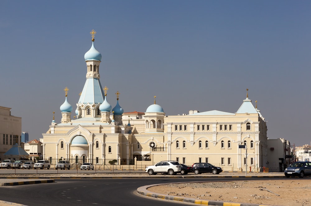 Russian Church of the Apostle Philip. Sharjah. United Arab Emirates | © Sergei Afanasev/Shutterstock