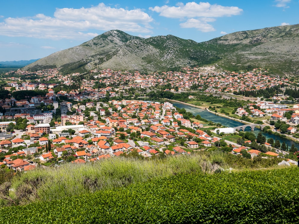 View of Trebinje in Bosnia and Herzegovina, from Crkvina Hill| © Photokanto/Shutterstock