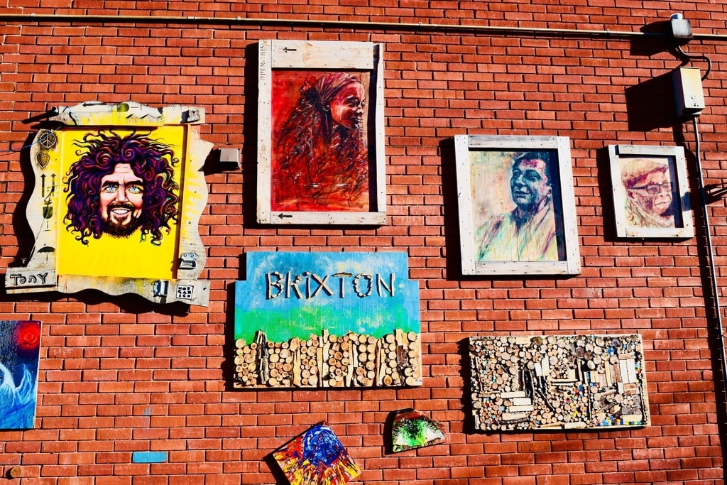 Colourful homages to Brixton's community © Angie Quinn