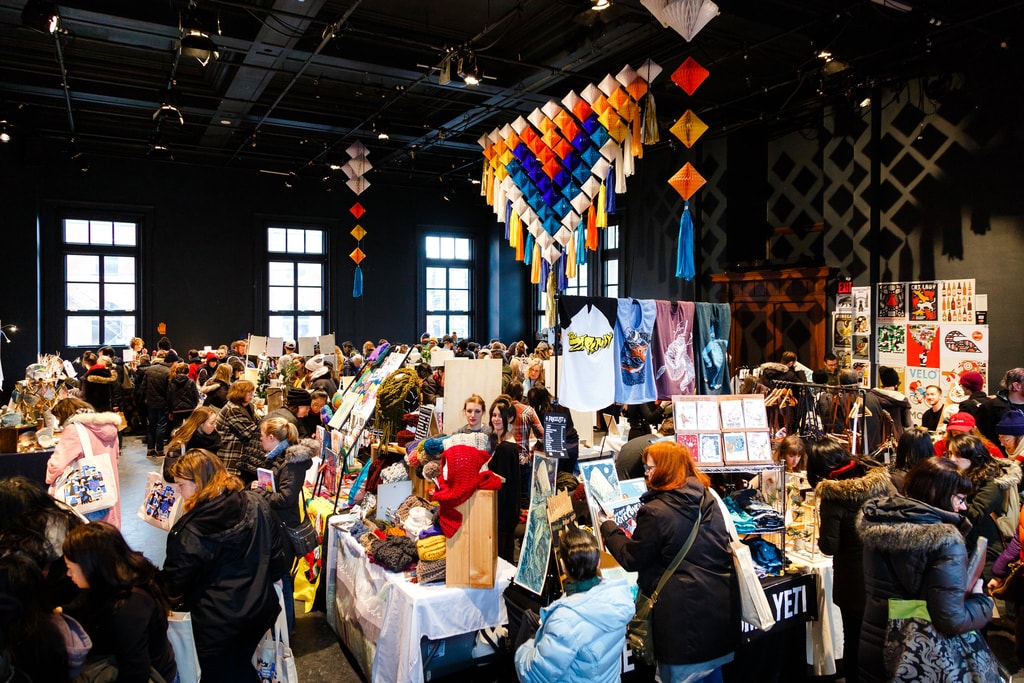 Visitors browsing handmade goods | Courtesy of City of Craft
