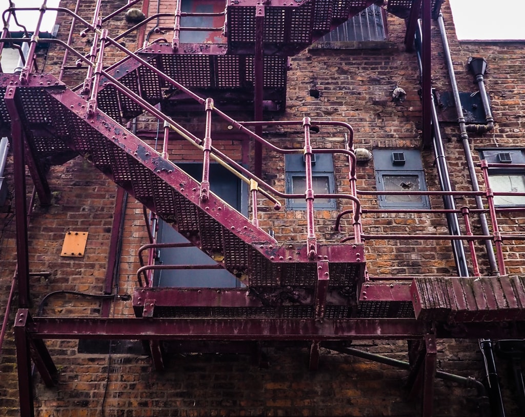 These fire escapes are more reminiscent of Manhattan than Manchester | © Rebecca Sharp