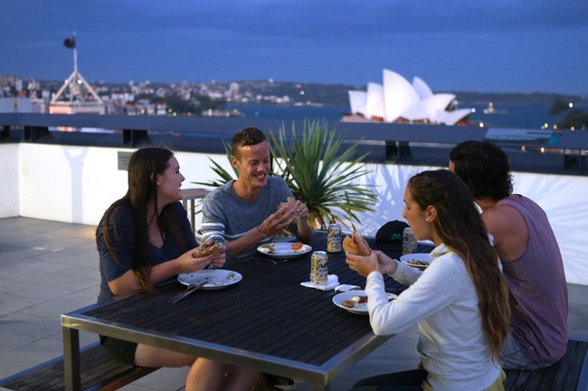 Sydney Harbour YHA rooftop _ Courtesy of YHA Australia (1)