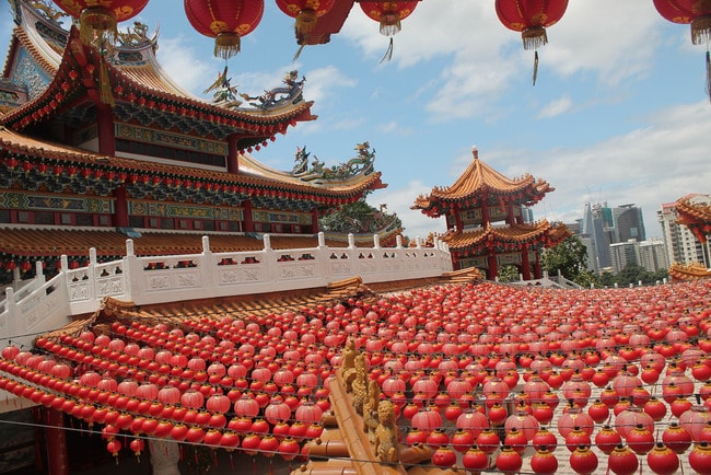 The majestic Thean Hou Temple