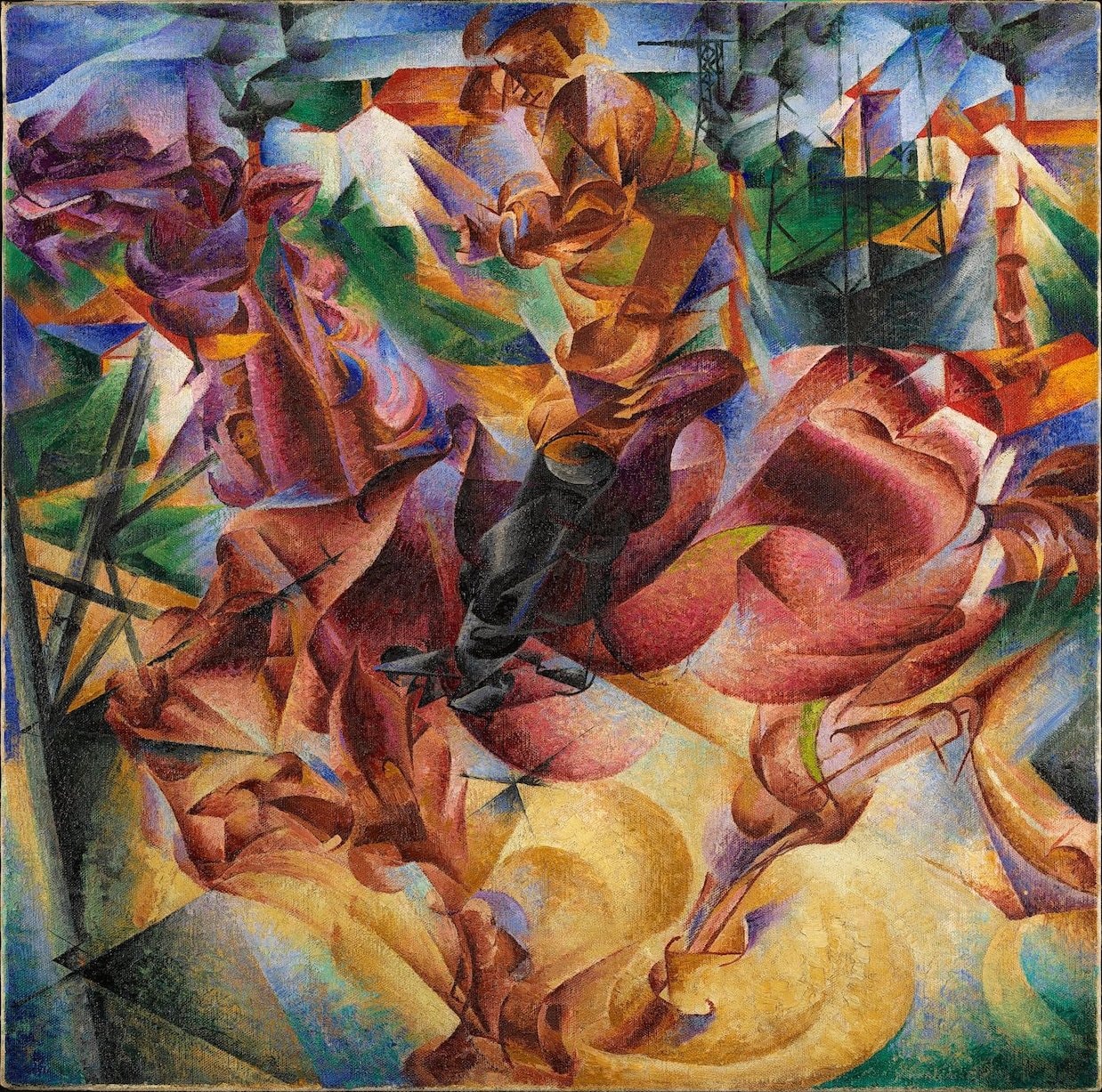 Umberto Boccioni's 'Elasticità' (1912) from the permanent collection of Museo Novecento, Milan
