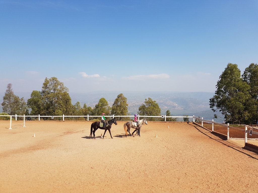 Living in Rwanda - Ask Annette Horse riding on top of Mount Kigali | <a href="https://www.facebook.com/askannetterwanda/" target="_blank" rel="noopener">Courtesy of Living in Rwanda – Ask Annette</a>
