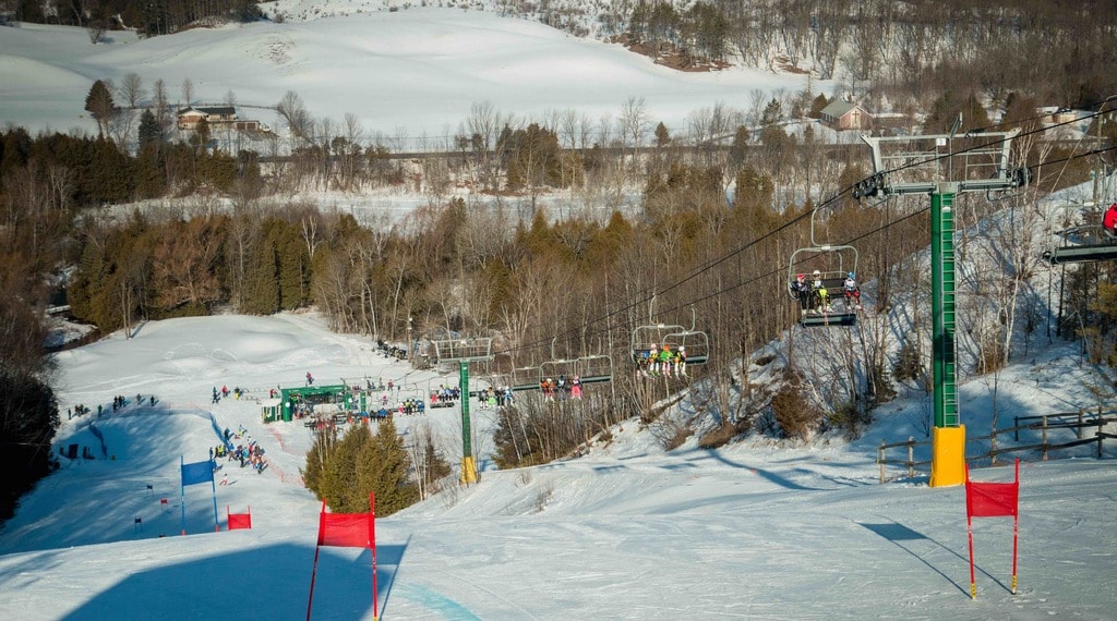Chair lifts to the slopes | Courtesy of Hockey Valley Resort