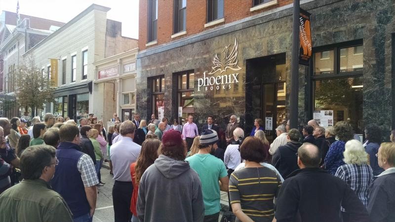 Phoenix Books Rutland opening courtesy Same Sun of Vermont